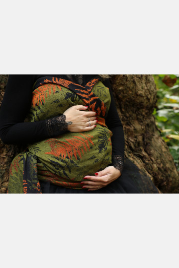 Solnce Fern Heart of Moss | Luxury Woven Wrap
