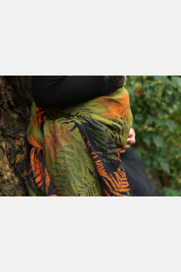 Solnce Fern Heart of Moss | Luxury Woven Wrap