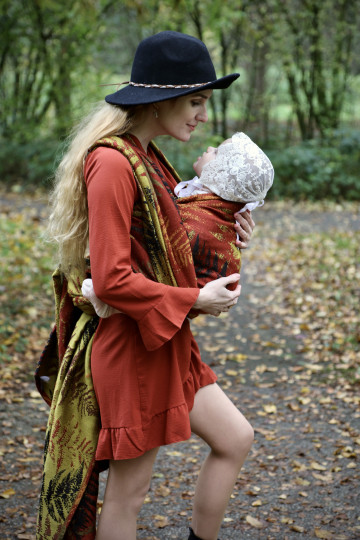 Solnce Fern Wild West | Luxury Woven Wrap