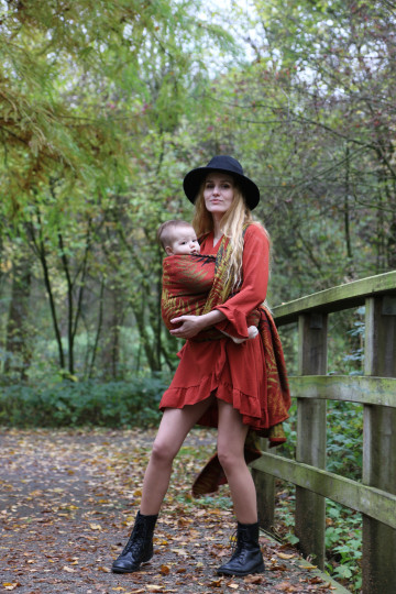 Solnce Fern Wild West | Luxury Woven Wrap