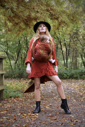 Solnce Fern Wild West | Luxury Woven Wrap