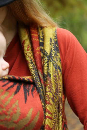 Solnce Fern Wild West | Luxury Woven Wrap