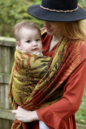 Solnce Fern Wild West | Luxury Woven Wrap