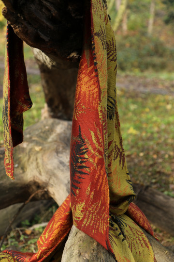 Solnce Fern Wild West | Luxury Woven Wrap