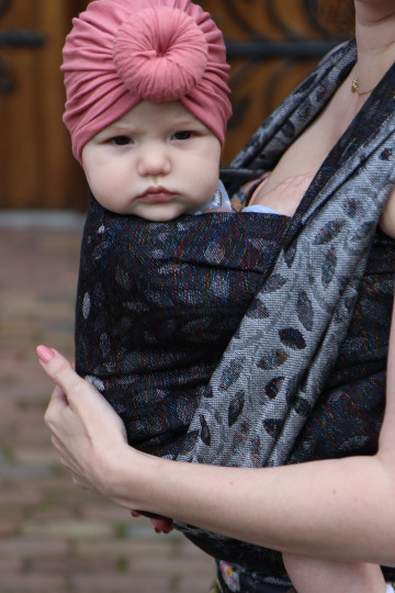 Solnce Eos Black Pearl | Luxury Woven Wrap