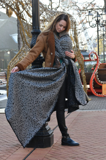 Solnce Eos Black Pearl | Luxury Woven Wrap
