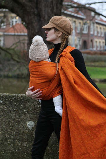Solnce Eos Marigold | Luxury Woven Wrap