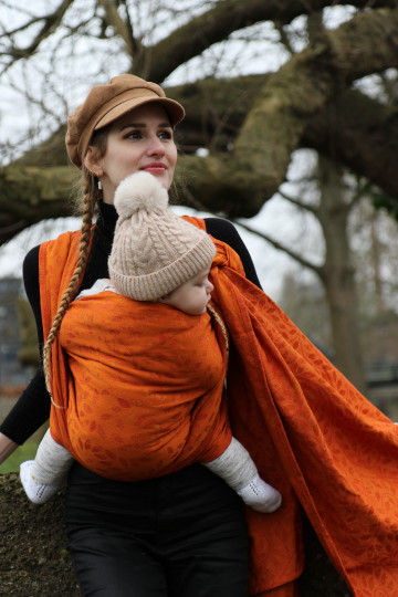 Solnce Eos Marigold | Luxury Woven Wrap