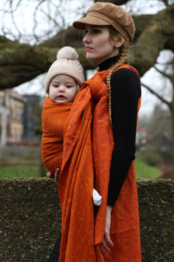 Solnce Eos Marigold | Luxury Woven Wrap