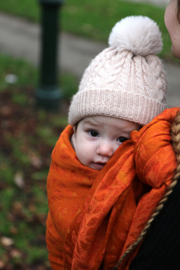 Solnce Eos Marigold | Luxury Woven Wrap