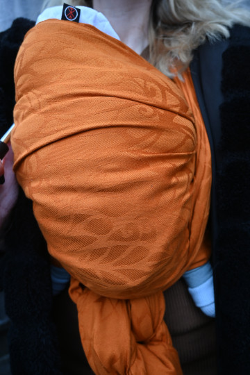 Solnce Genesis Tangelo | Luxury Woven Wrap