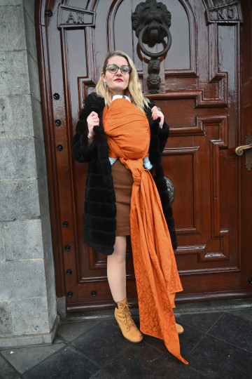 Solnce Genesis Tangelo | Luxury Woven Wrap