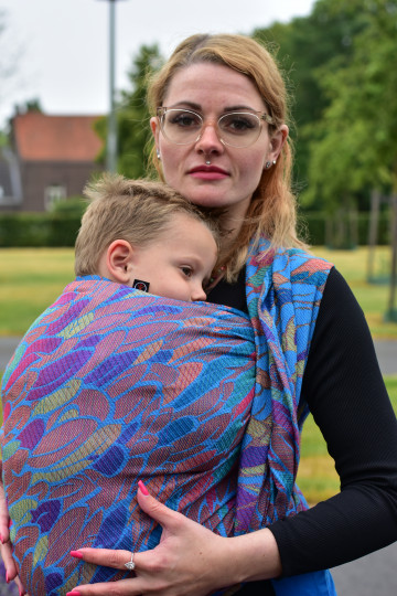 Solnce Angel Wings Jewel | Luxury Woven Wrap