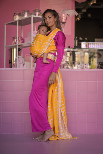 Solnce Moons Lemon Pop | Luxury Woven Wrap