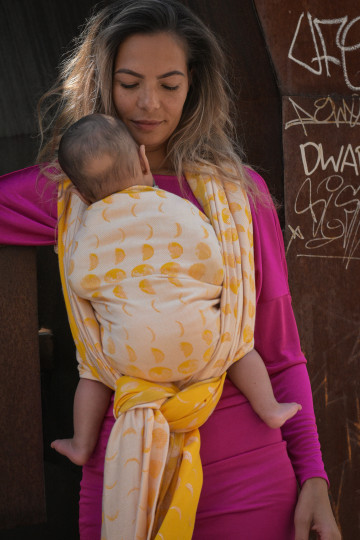 Solnce Moons Lemon Pop | Luxury Woven Wrap