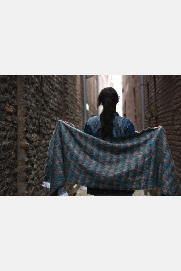Solnce Genesis Shawl Cold Days Warm Hearts | Luxury Woven Wrap