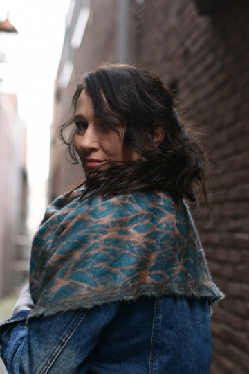 Solnce Genesis Shawl Cold Days Warm Hearts | Luxury Woven Wrap