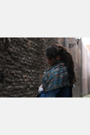 Solnce Genesis Shawl Cold Days Warm Hearts | Luxury Woven Wrap