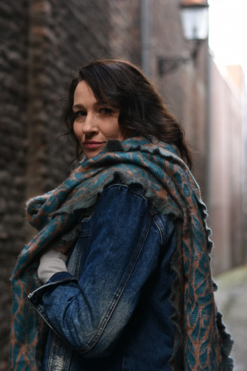Solnce Genesis Shawl Cold Days Warm Hearts | Luxury Woven Wrap