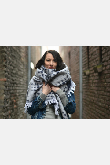 Solnce Moons Shawl I Like Warm Hugs | Luxury Woven Wrap