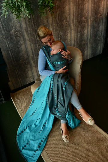 Solnce Phases Mer De Glace | Luxury Woven Wrap