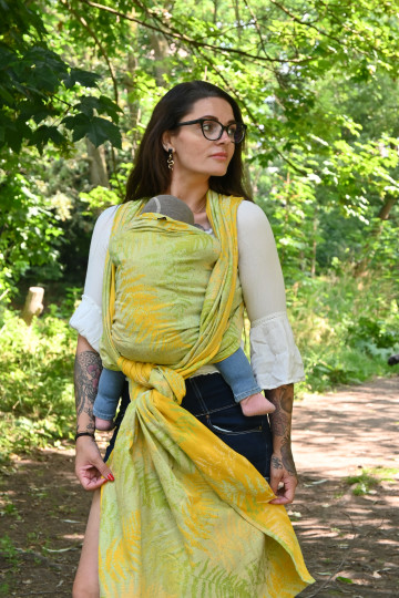 Solnce Fern Citrus Sorbet | Luxury Woven Wrap