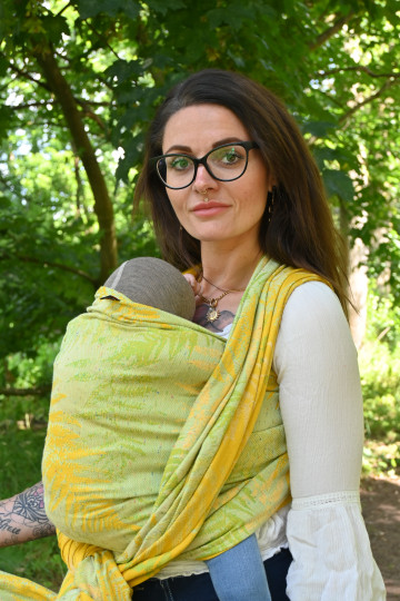 Solnce Fern Citrus Sorbet | Luxury Woven Wrap