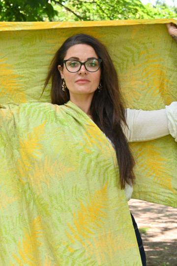 Solnce Fern Citrus Sorbet | Luxury Woven Wrap