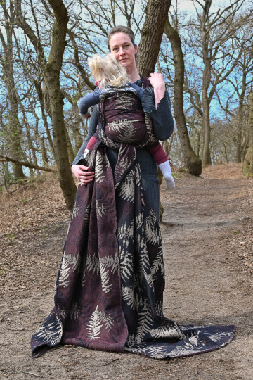 Solnce Fern Until the Sun Falls from the Sky | Luxury Woven Wrap