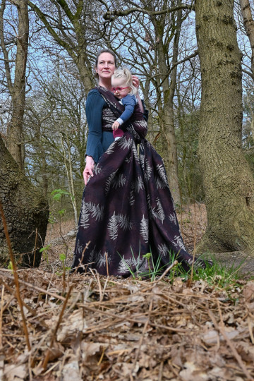 Solnce Fern Until the Sun Falls from the Sky | Luxury Woven Wrap