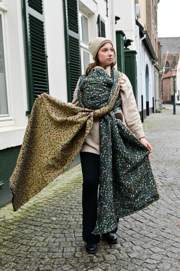 Solnce Eos Emerald Echo | Luxury Woven Wrap