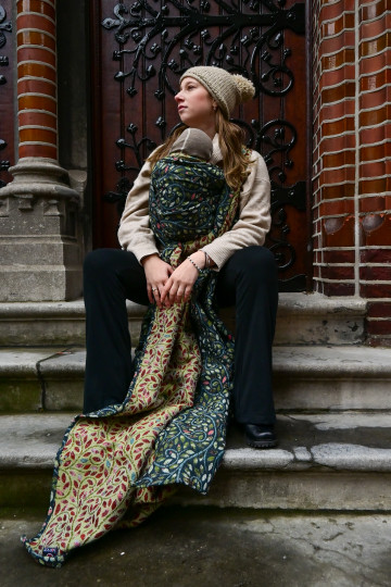 Solnce Eos Emerald Echo | Luxury Woven Wrap