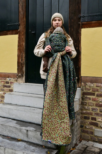 Solnce Eos Emerald Echo | Luxury Woven Wrap
