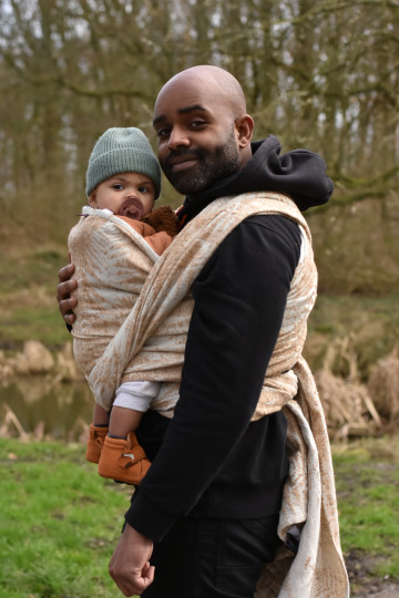 Solnce Fern Chickadee Chic | Luxury Woven Wrap