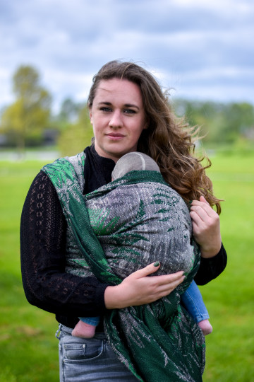 Solnce Fern Where the Earth Breathes in Harmony | Luxury Woven Wrap