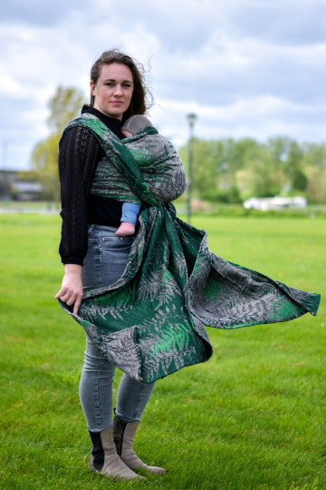 Solnce Fern Where the Earth Breathes in Harmony | Luxury Woven Wrap