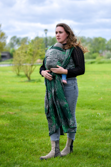 Solnce Fern Where the Earth Breathes in Harmony | Luxury Woven Wrap