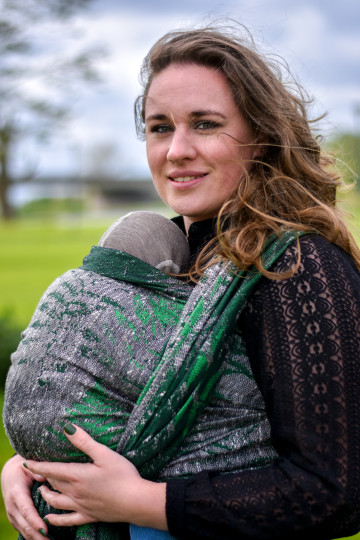 Solnce Fern Where the Earth Breathes in Harmony | Luxury Woven Wrap