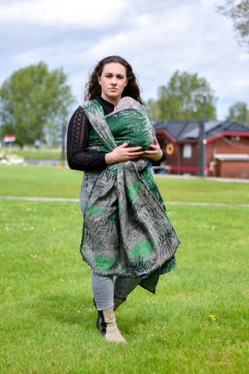 Solnce Fern Where the Earth Breathes in Harmony | Luxury Woven Wrap