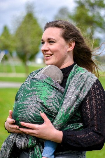 Solnce Fern Where the Earth Breathes in Harmony | Luxury Woven Wrap