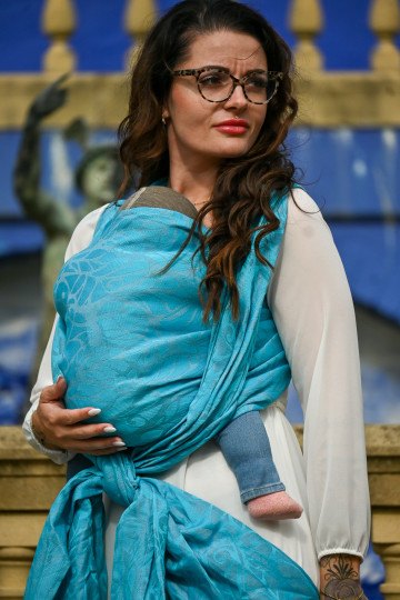 Solnce Genesis Ocean Rain | Luxury Woven Wrap