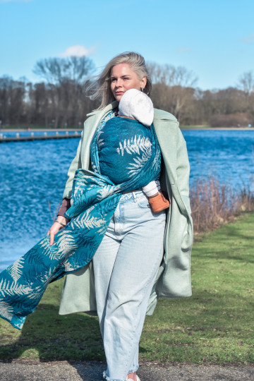 Solnce Fern Infinite Slowness | Luxury Woven Wrap