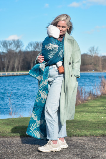Solnce Fern Infinite Slowness | Luxury Woven Wrap