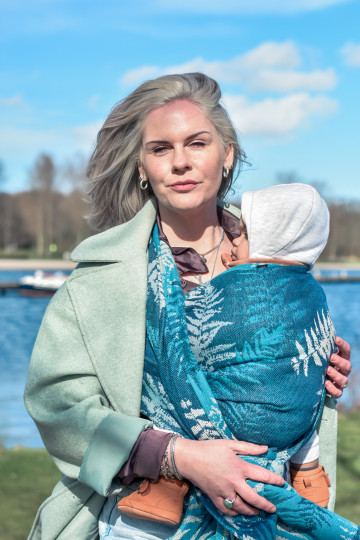 Solnce Fern Infinite Slowness | Luxury Woven Wrap