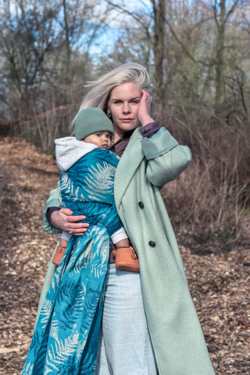 Solnce Fern Infinite Slowness | Luxury Woven Wrap