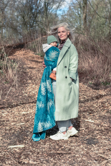Solnce Fern Infinite Slowness | Luxury Woven Wrap