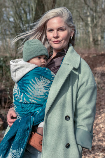 Solnce Fern Infinite Slowness | Luxury Woven Wrap