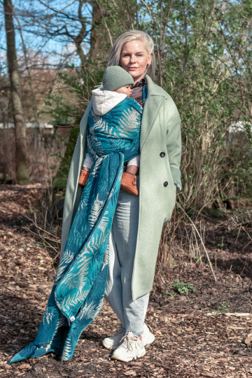Solnce Fern Infinite Slowness | Luxury Woven Wrap