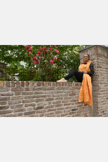 Solnce Genesis Papaya | Luxury Woven Wrap