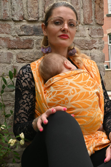 Solnce Genesis Papaya | Luxury Woven Wrap